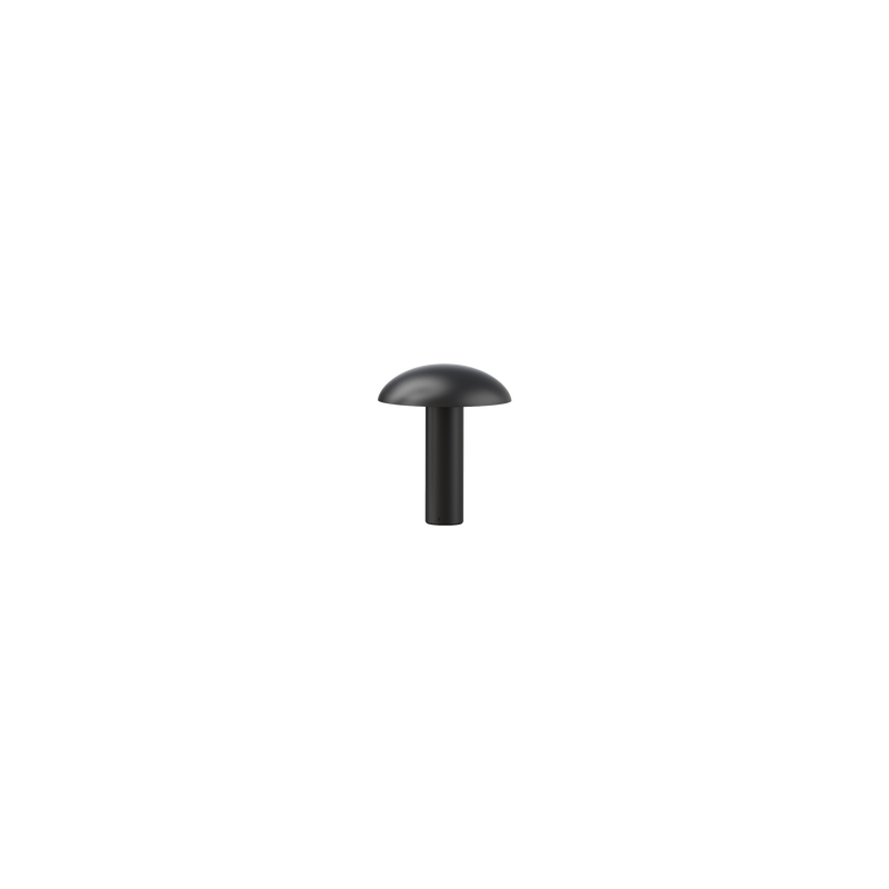 Porcini Bollard 250mm Non-dimmable Black 3000K 240V