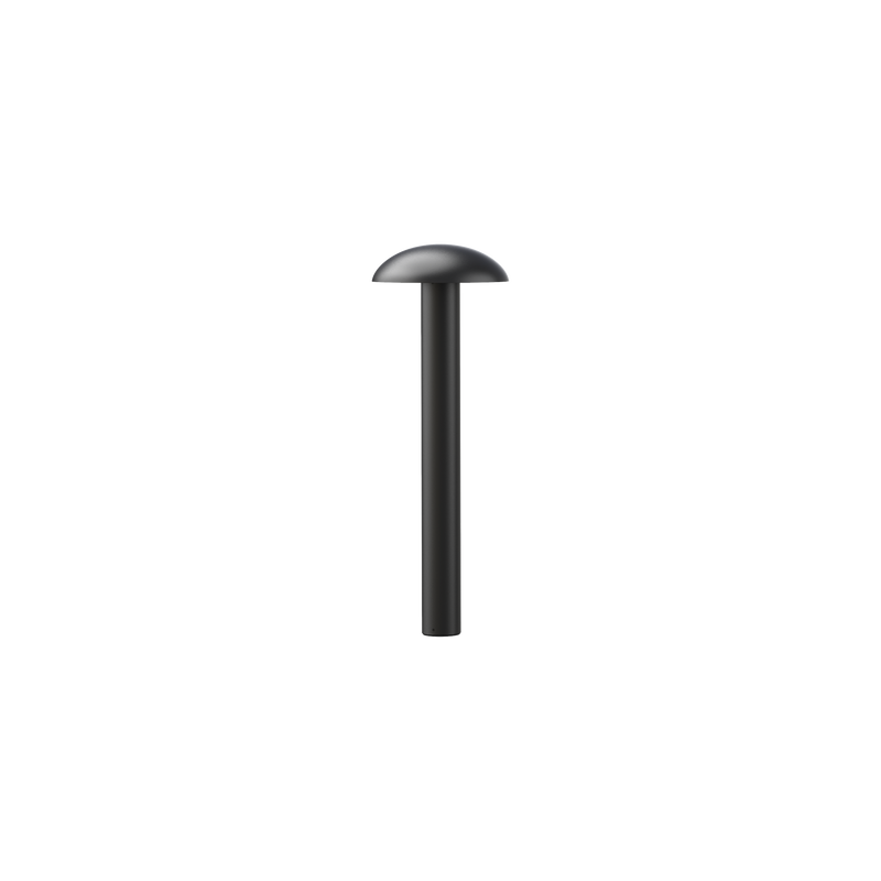 Porcini Bollard 600mm Non-dimmable Black 3000K 240V