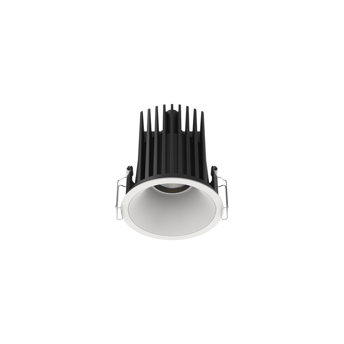 Cevon Large Darklight Slim Trim Downlight Kit White 3000K