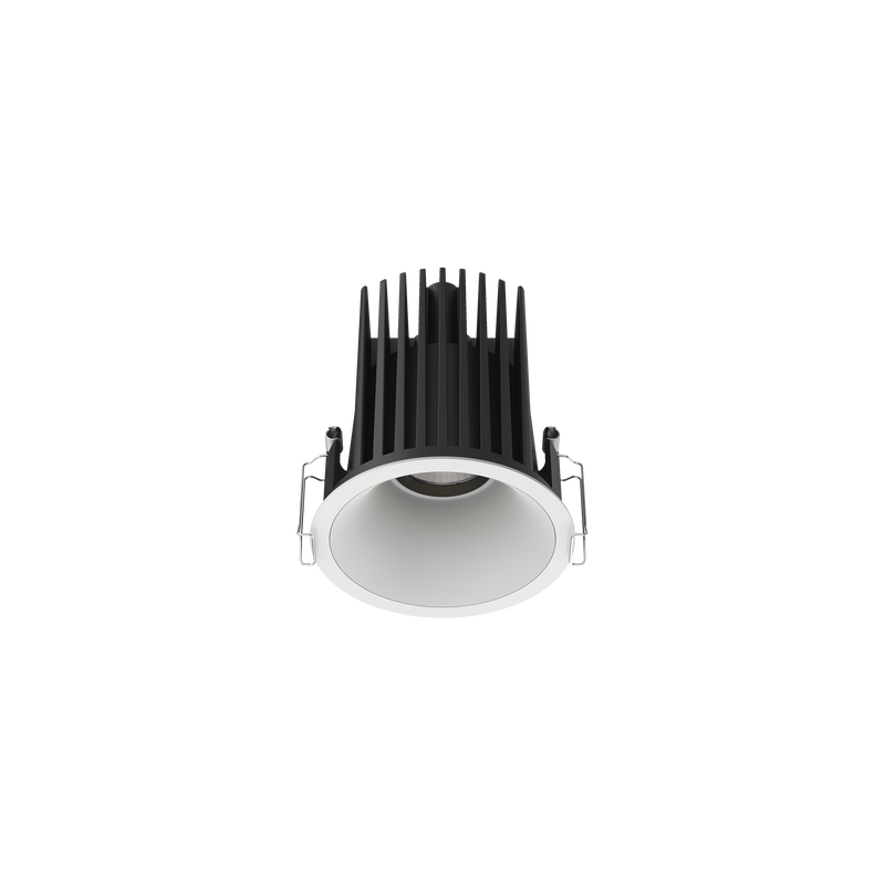 Cevon Large Darklight Slim Trim Downlight Kit White 3000K