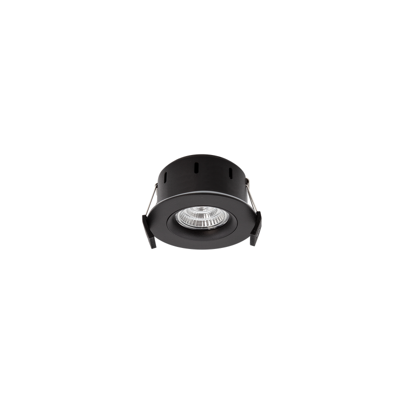 360° Gimbal Shallow Downlight Kit Black 3000K