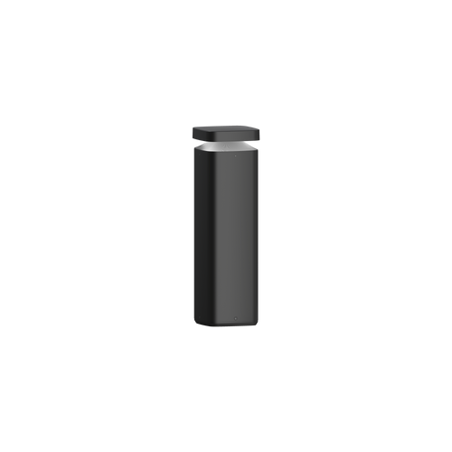 Monolith Exterior Bollard 600mm - 180° Black 3000K 240V