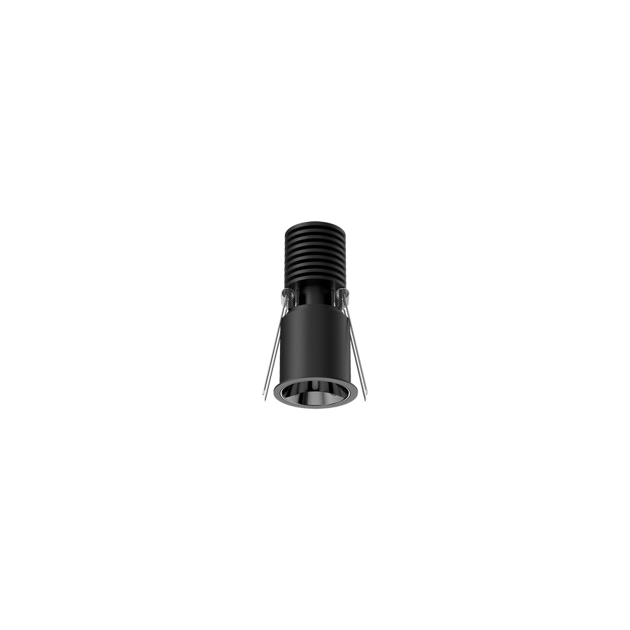 Cevon Mini Darklight Slim Trim Downlight Black, High Gloss Black 3K