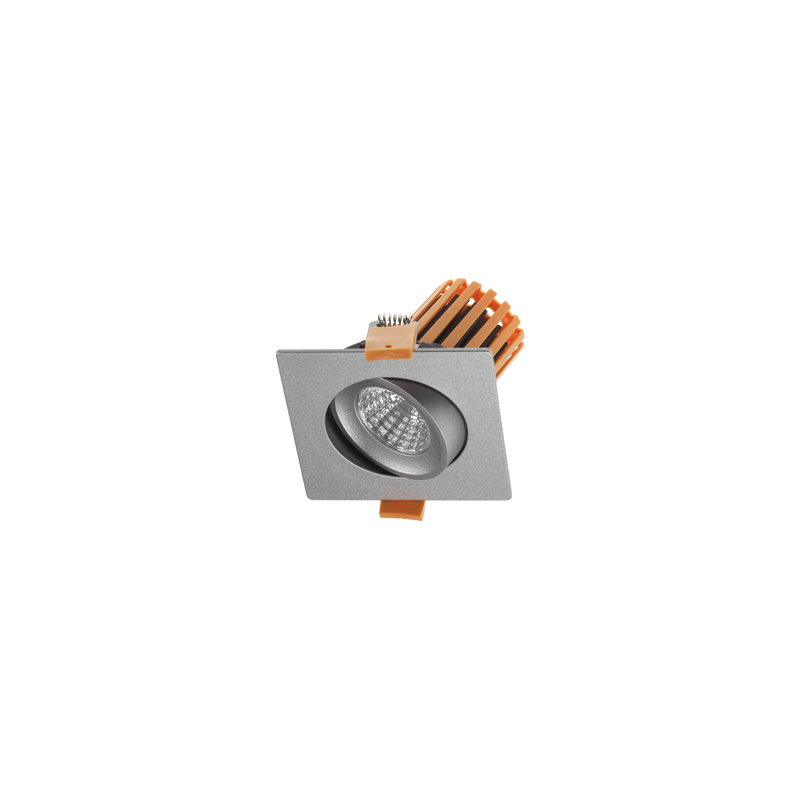 Smart Tilt Classic Square Downlight Kit Silver 3000K