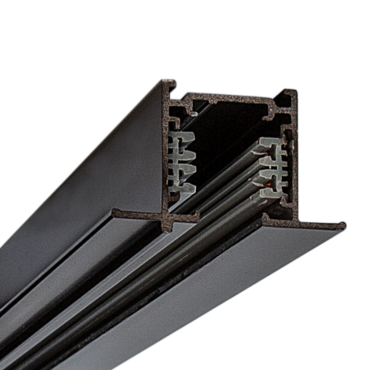 TRACK 3 CIRCUIT 1M - RECESSED Black