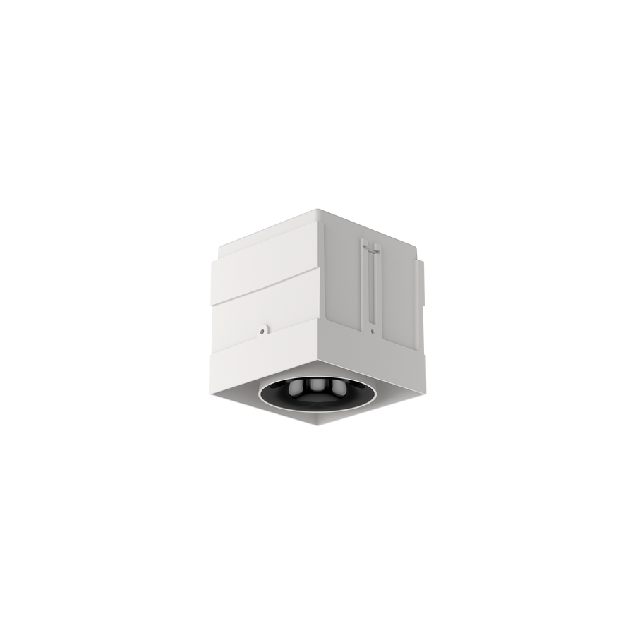 Cevon M81 Type 1 Dark Art Square Adj White, High Gloss Black 3000K